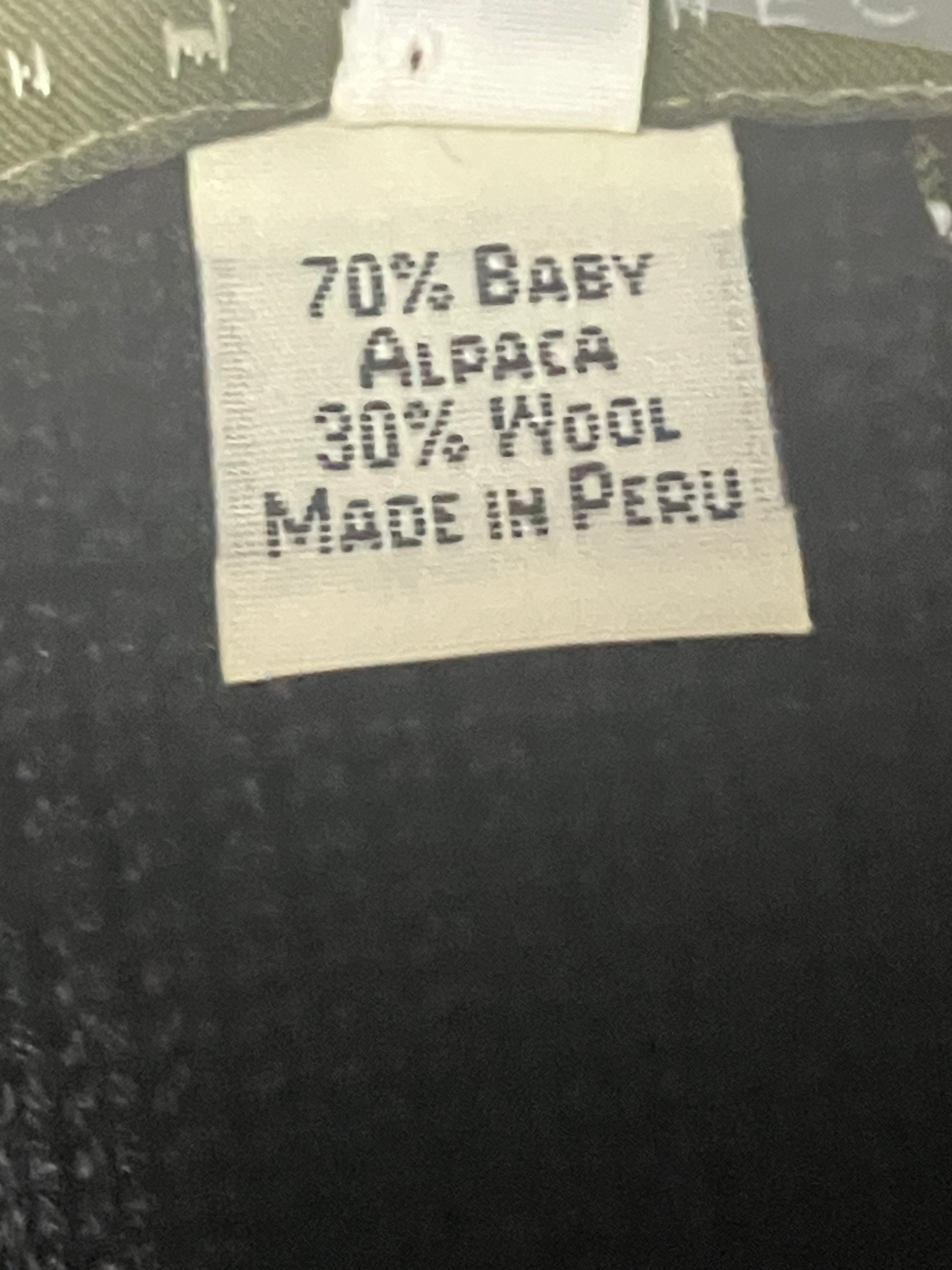 Peruvian Connection — Intarsia Knit Skirt | Baby alpaca & wool, geometric pattern · Sz L