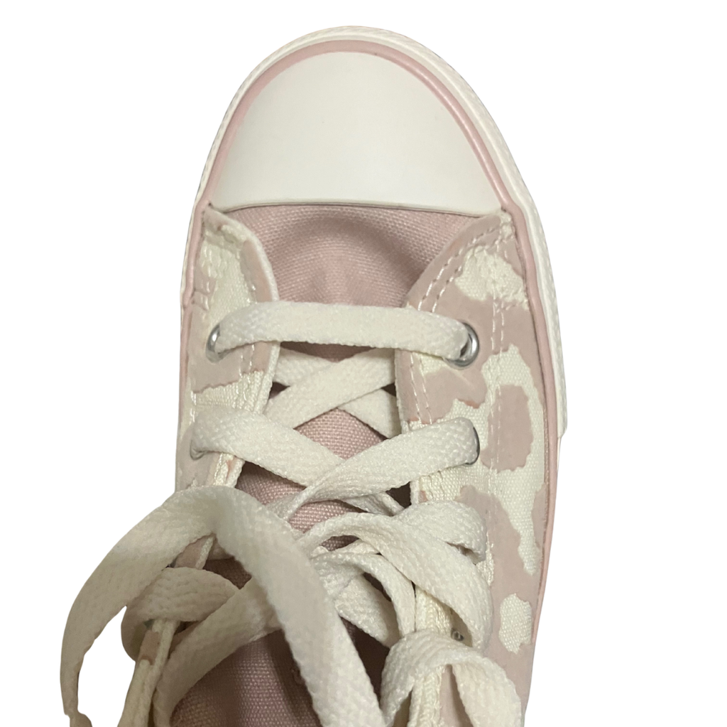 Converse Pink Camouflage High-Top Sneakers - Classic Chuck Taylor Style