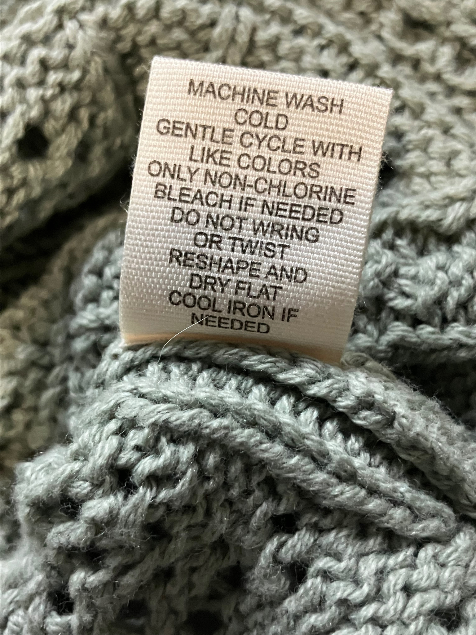 Jessica Simpson Open-Knit Button Front Cardigan–Women’s Size S–Sage Green – NWT