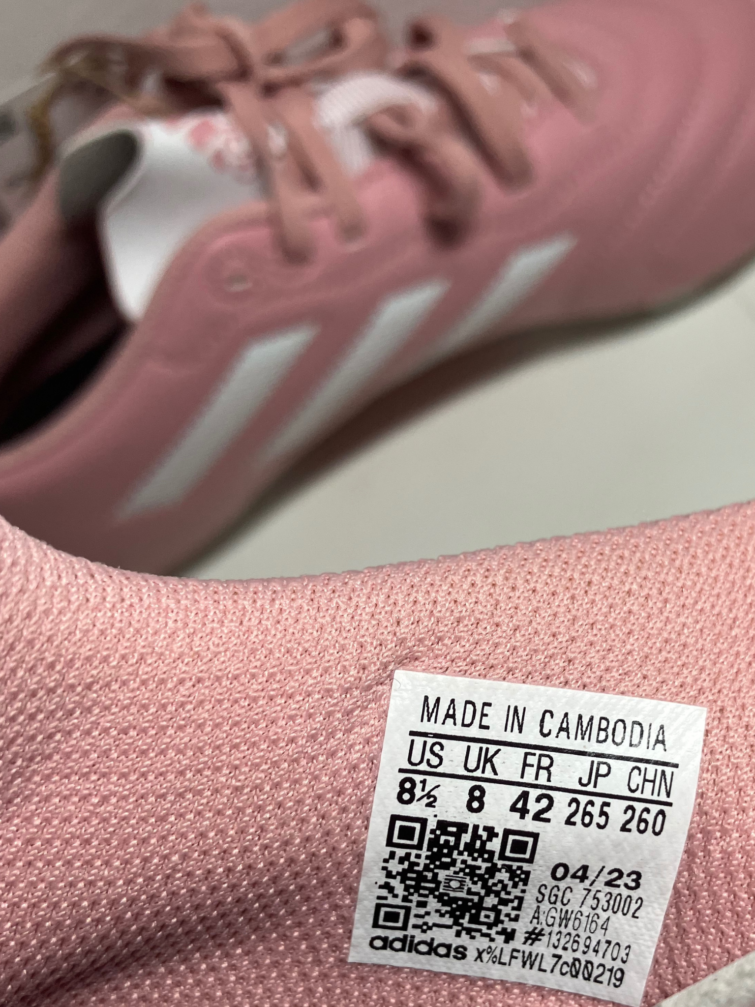 Adidas Goletto VIII FG Pink & White Women’s Soccer Cleats | Size 8.5