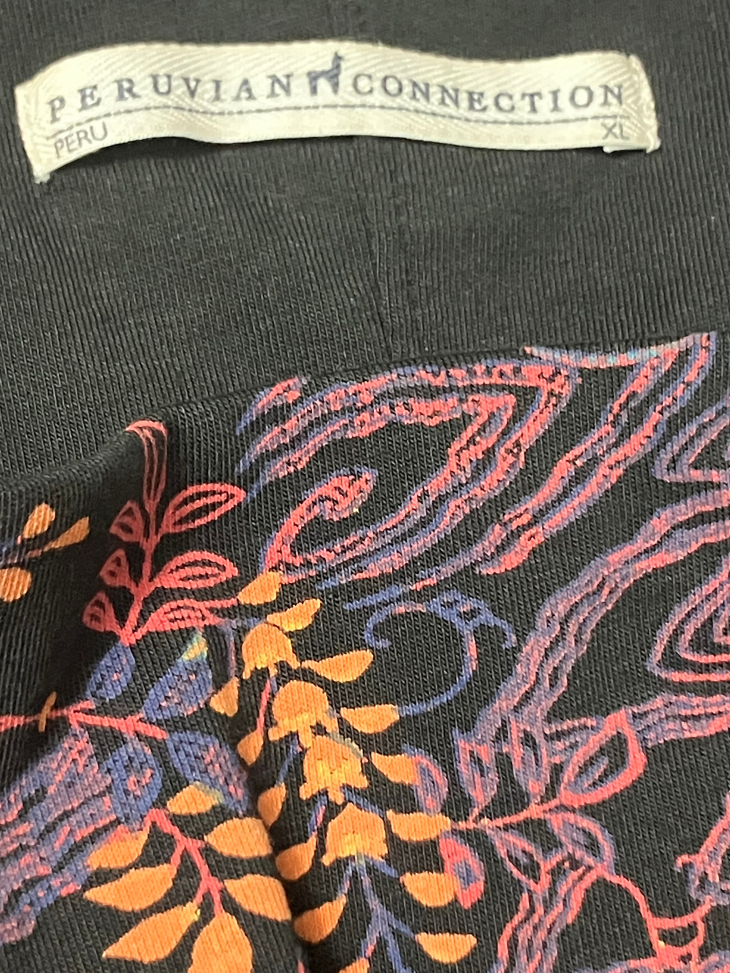 Peruvian Connection — Sheath Dress | Pima cotton with botanical floral print · Sz XL