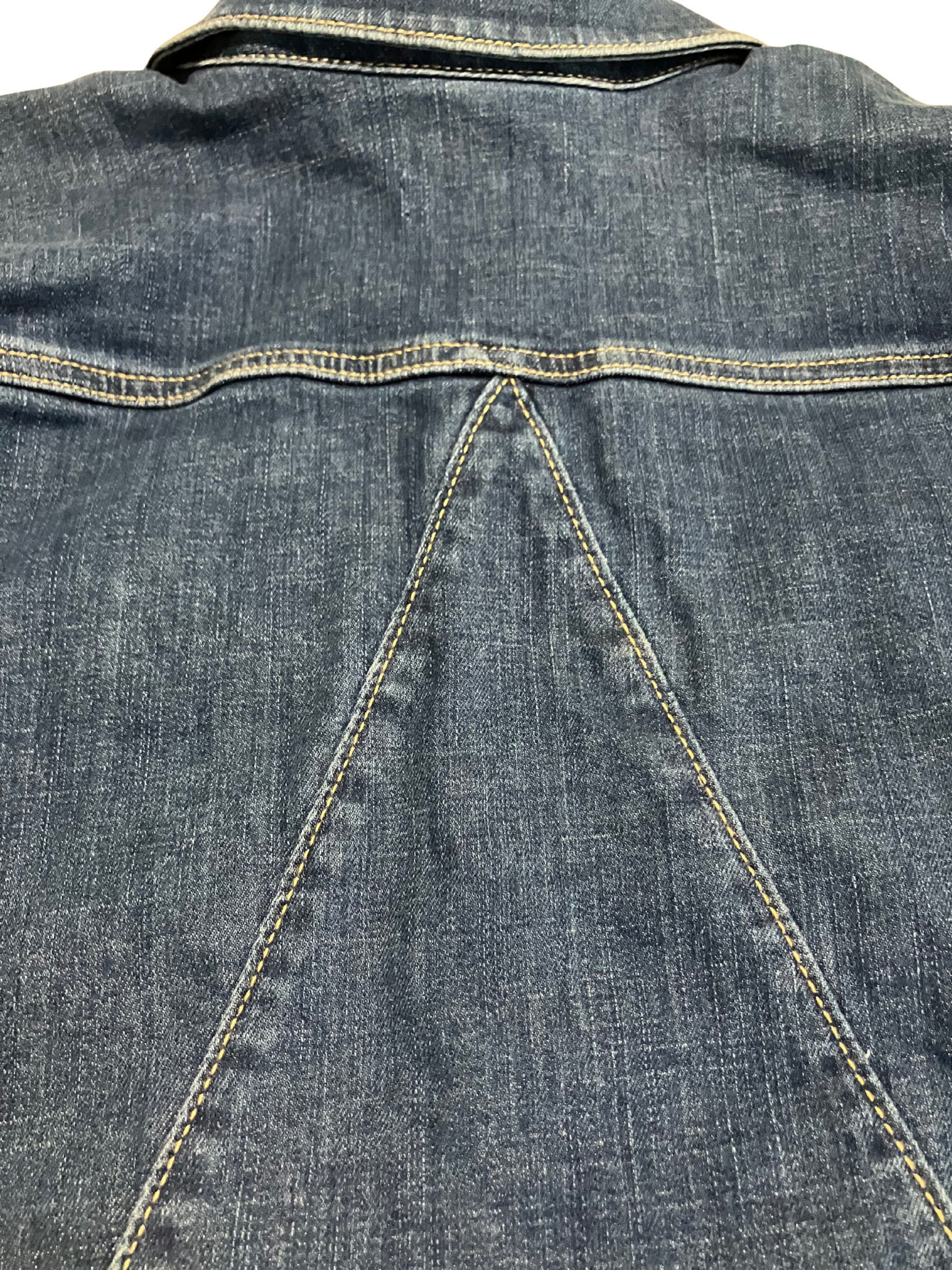 Calvin Klein Women’s Cropped Denim Jacket Blue Stretch Jean Size L