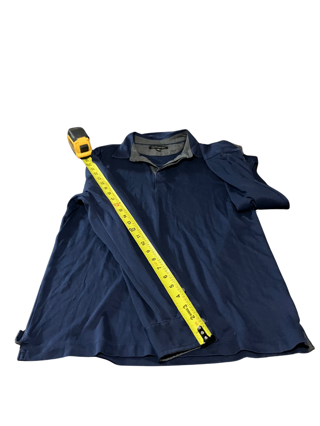 Banana Republic Navy Blue Long Sleeve Polo Shirt – Size M