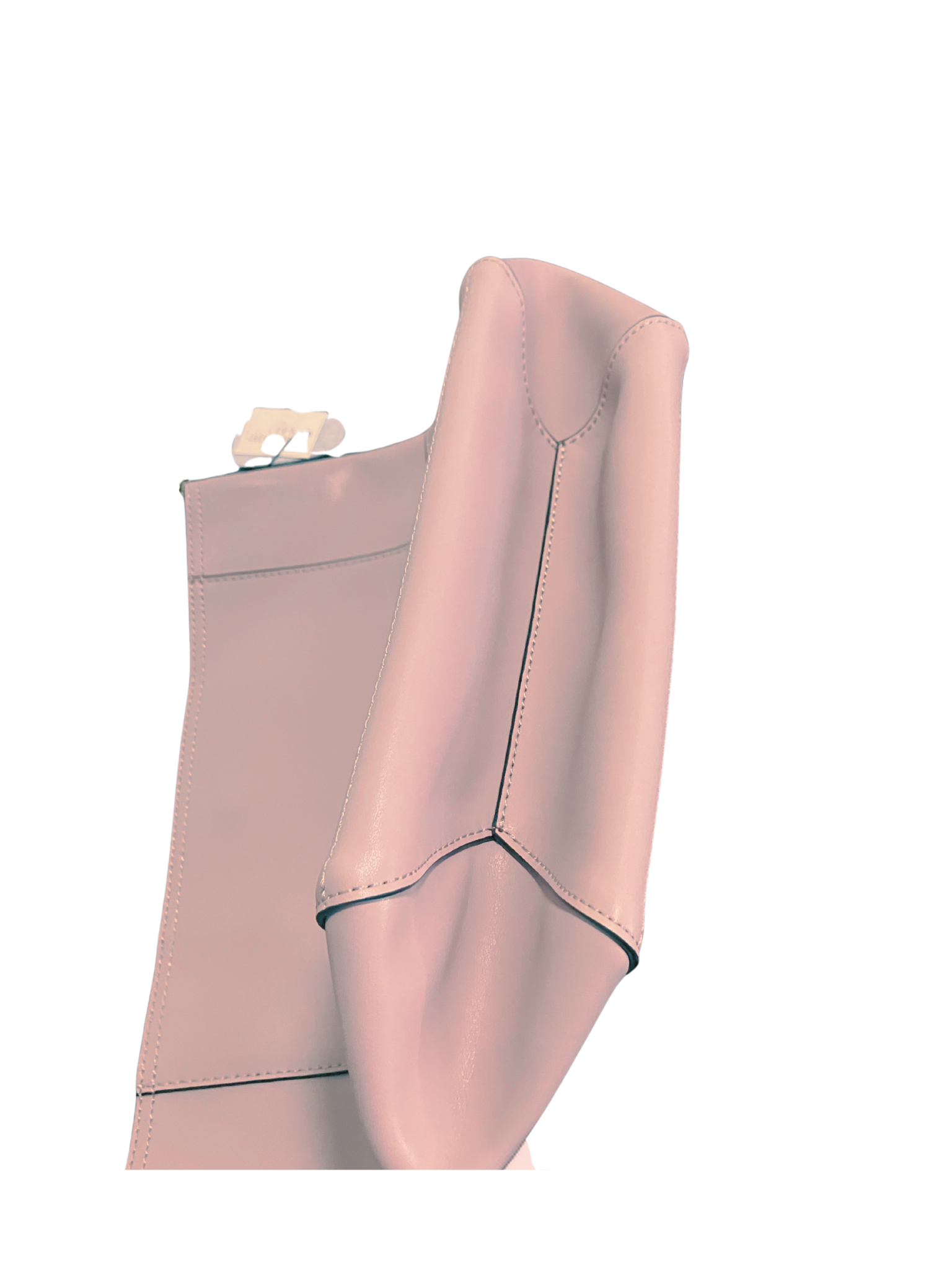 BOSTANTEN Pink Leather Shoulder Bag with Inner Pouch – Crossbody Handbag