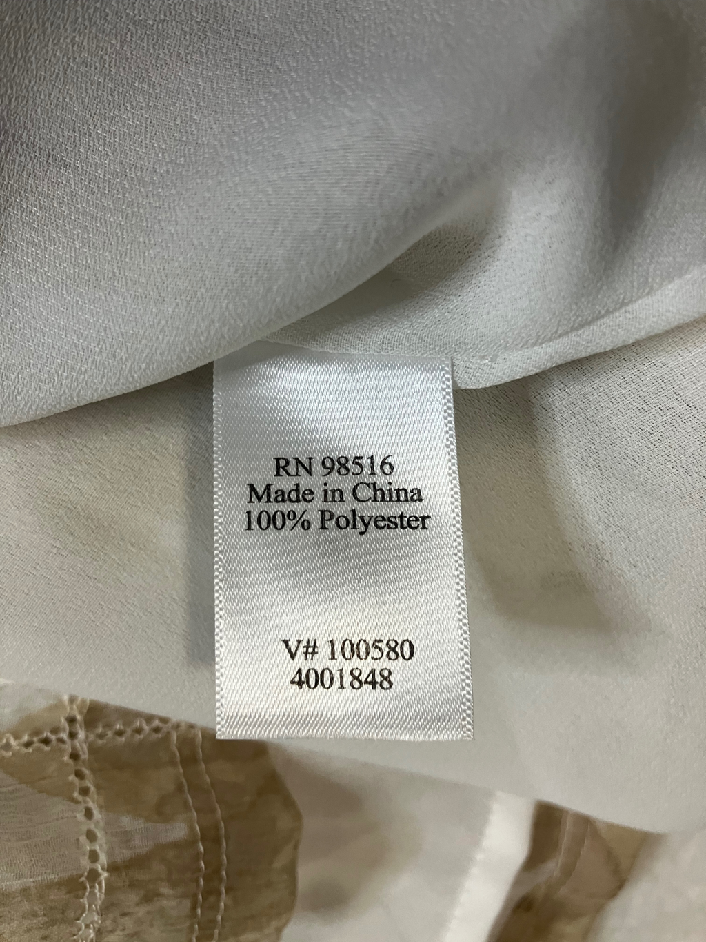 Coldwater Creek Petite Botanical Leaf Print Button-Front Blouse Size PXL