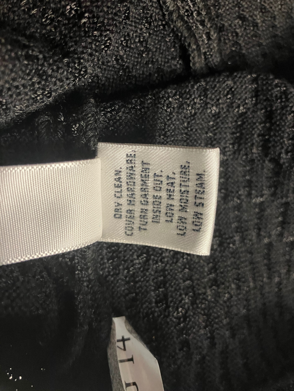 St. John Black Knit Blazer Jacket Gold Button Detail Size 14