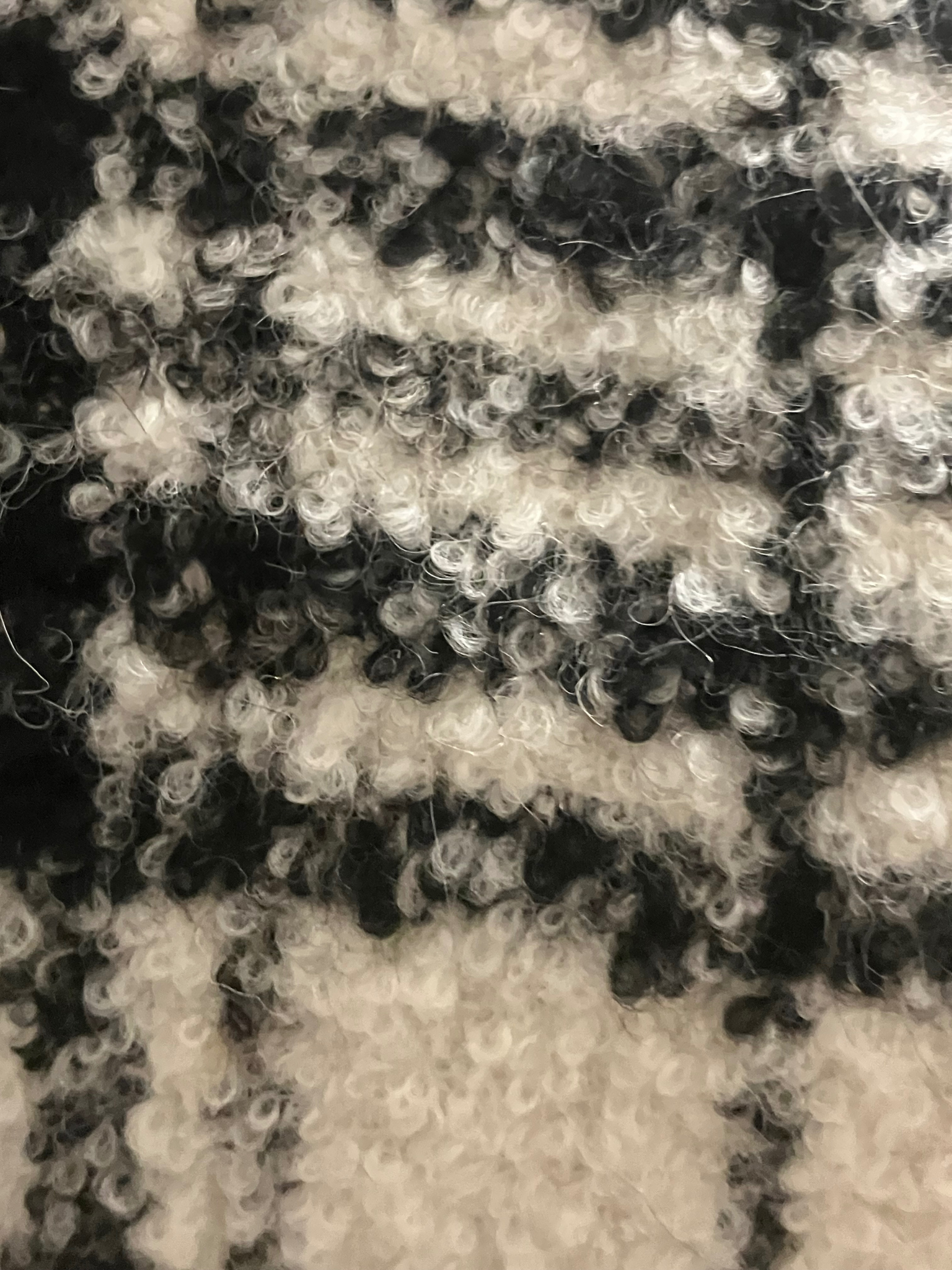 Peruvian Connection Elliott Coat Boucle Plaid Alpaca Wool Blend Size L NWT