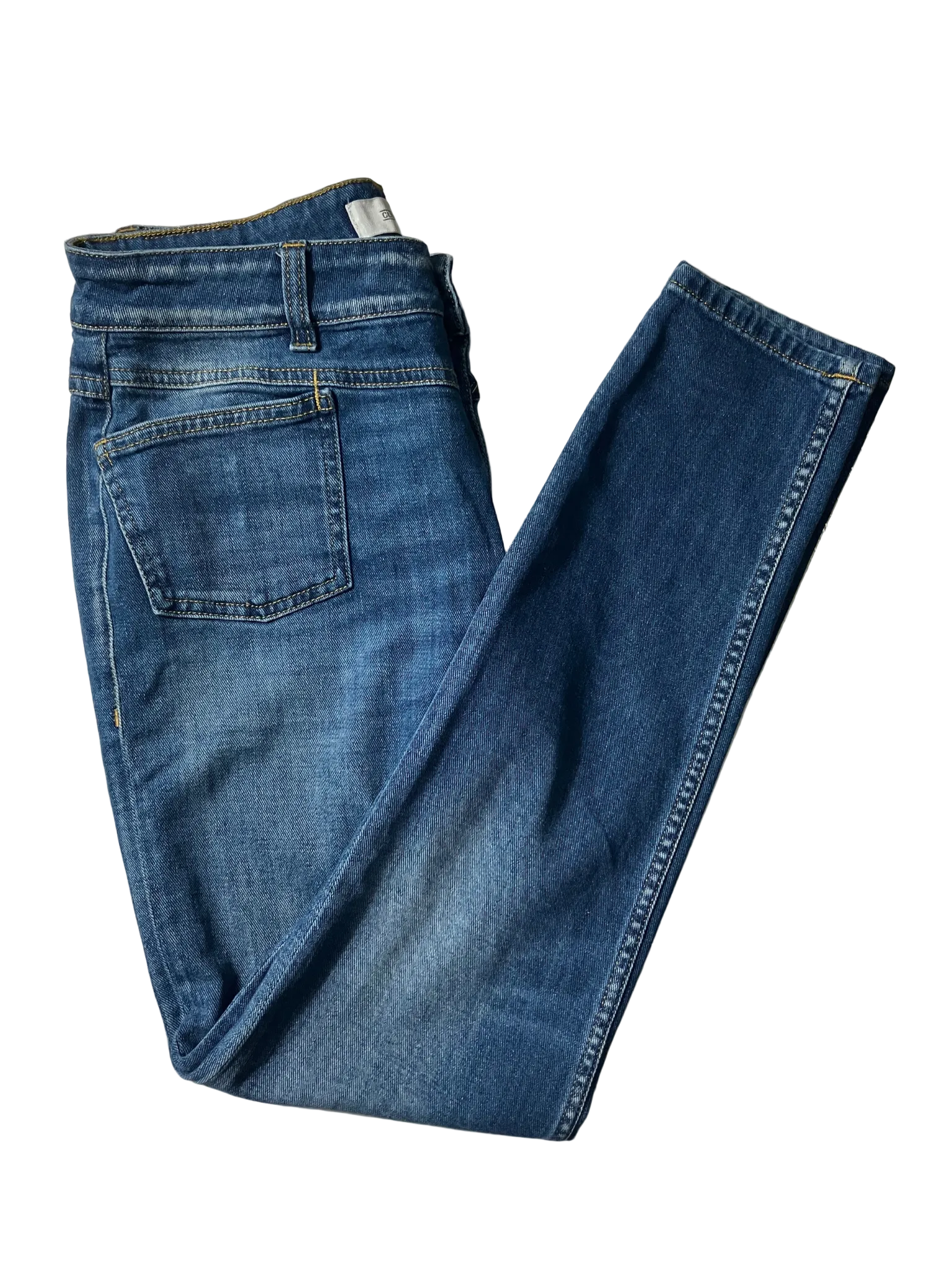 CLOSED Pedal X Italian Skinny Jeans Candiani Denim Blue Size 27