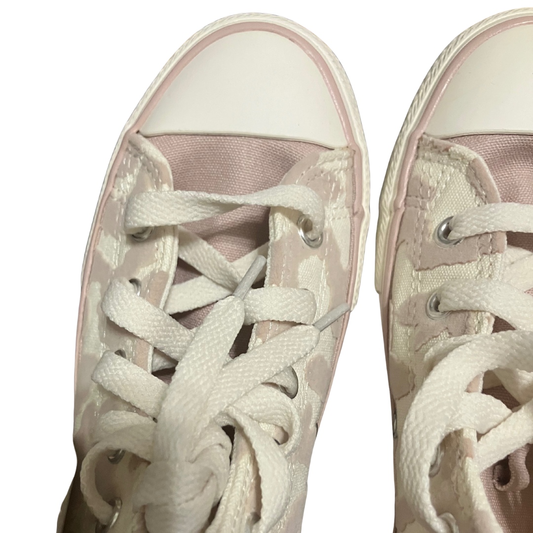 Converse Pink Camouflage High-Top Sneakers - Classic Chuck Taylor Style