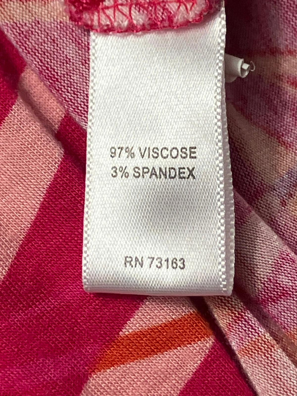 Neiman Marcus — Maxi Dress | Hot pink tropical print, empire waist · Sz M