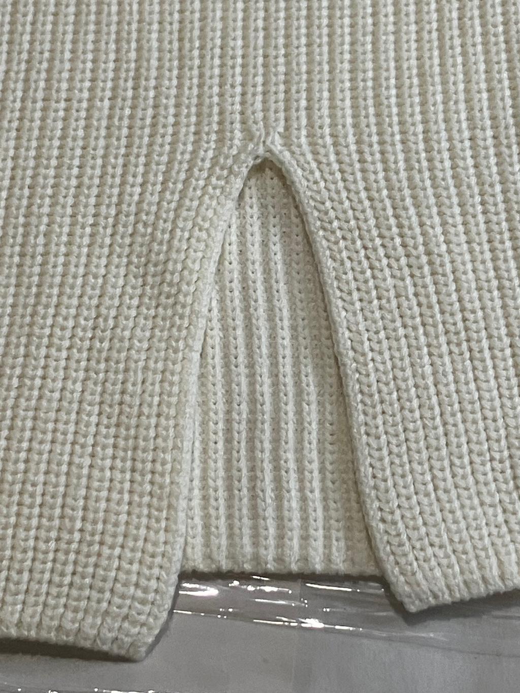 Armani Exchange Cream Knit Mock Neck Sweater xs - Certilogo Authenticated