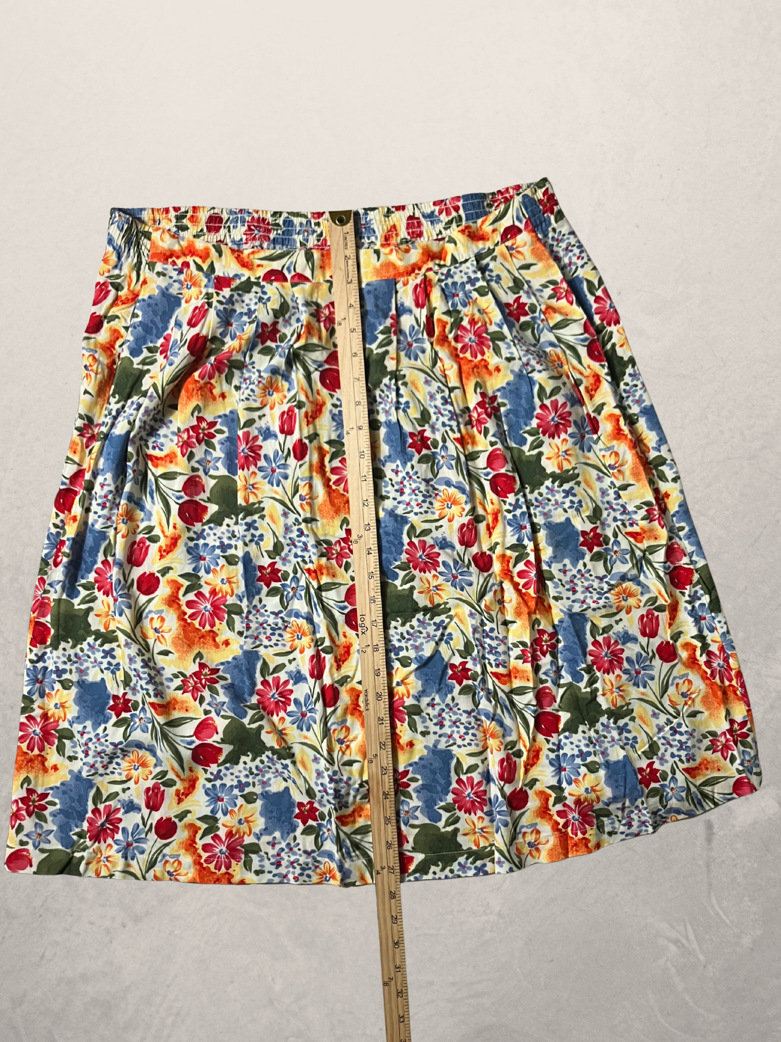 Sag Harbor — Two-Piece Dress Set | Watercolor floral rayon, coordinated silhouette · Sz L