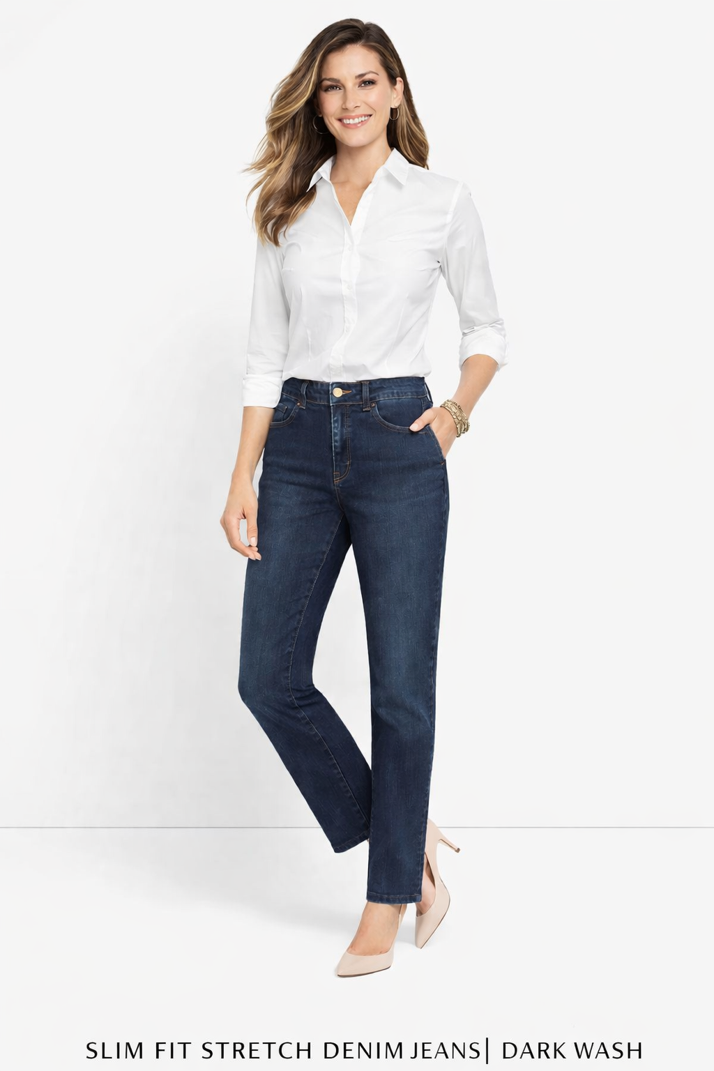 Brooks Brothers Slim Fit Dark Wash Jeans Size 8