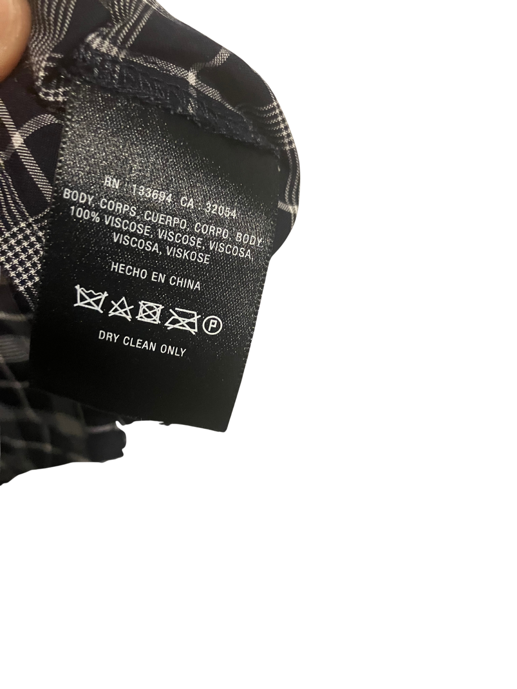 Paper Crown Plaid Button-Up Tie Front Shirt – Size L