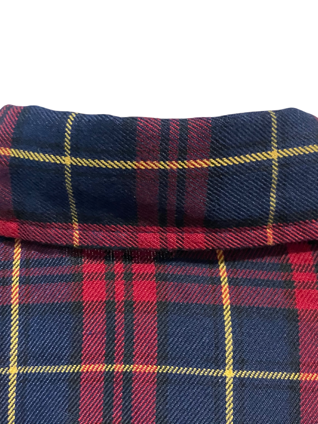 Haute Rogue Embroidered Floral Plaid Button-Up Shirt Size M