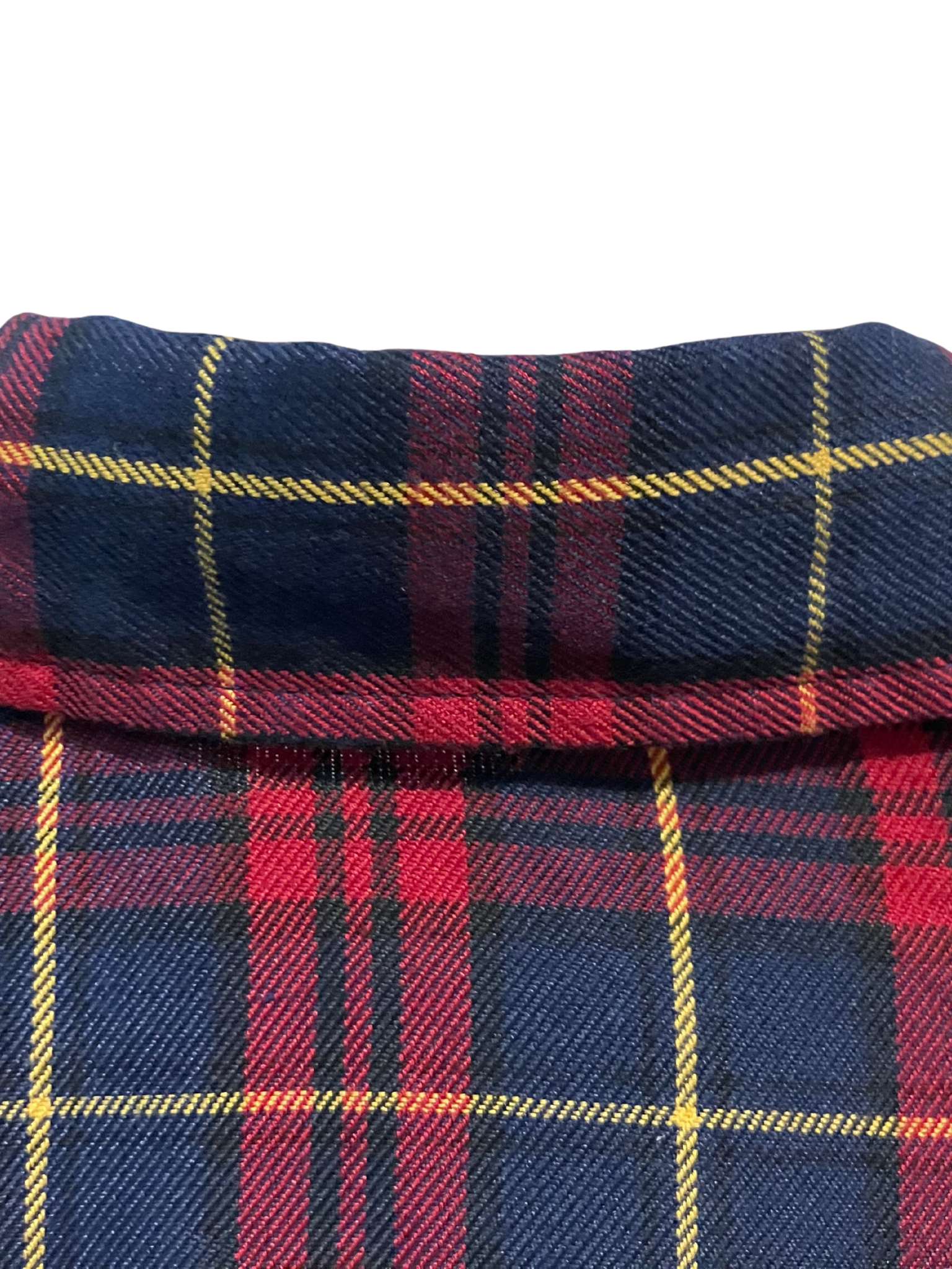 Haute Rogue Embroidered Floral Plaid Button-Up Shirt Size M