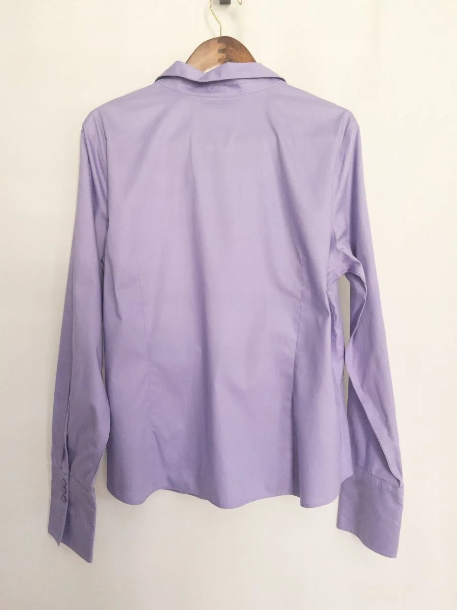Jones New York Collection Platinum — Blouse | Lavender that doesn't ask for permission · Sz 16
