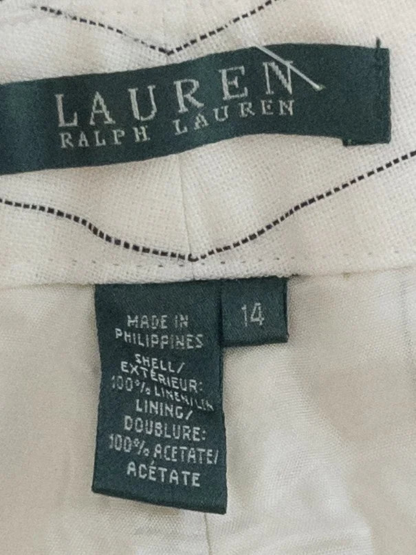 Lauren Ralph Lauren — Tailored pants | Power doesn't announce itself — it just walks in · Sz 14