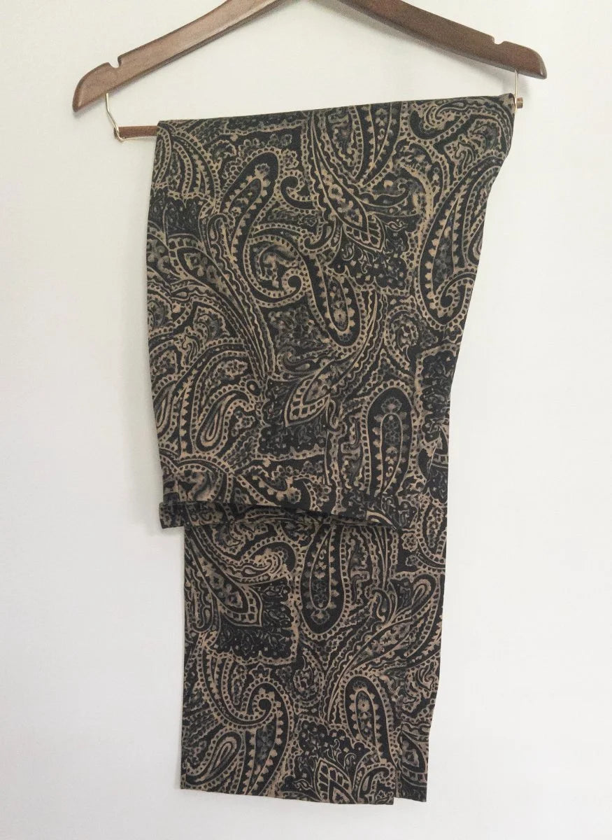 Lauren Ralph Lauren — Tailored pants | Paisley never asked permission — and neither should you · Sz 14