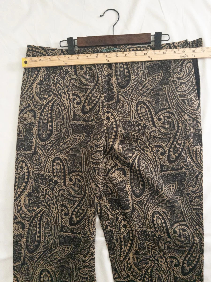Lauren Ralph Lauren — Tailored pants | Paisley never asked permission — and neither should you · Sz 14