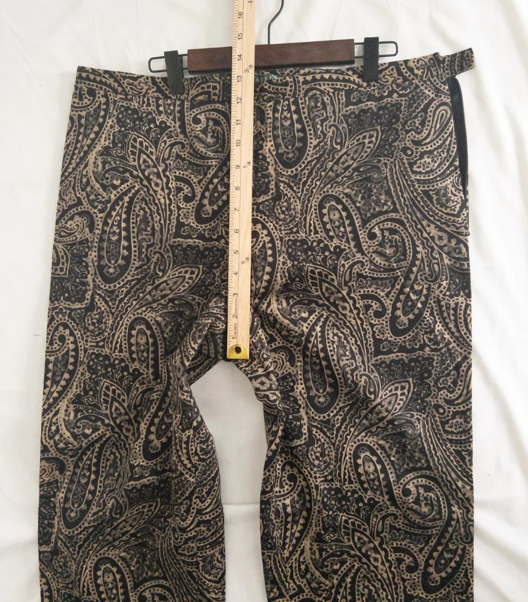 Lauren Ralph Lauren — Tailored pants | Paisley never asked permission — and neither should you · Sz 14