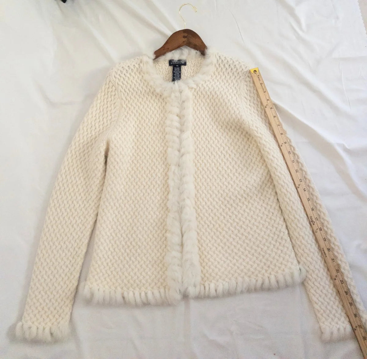 Jones New York Signature — Knit sweater | Luxury has a texture. This is it · Sz XL