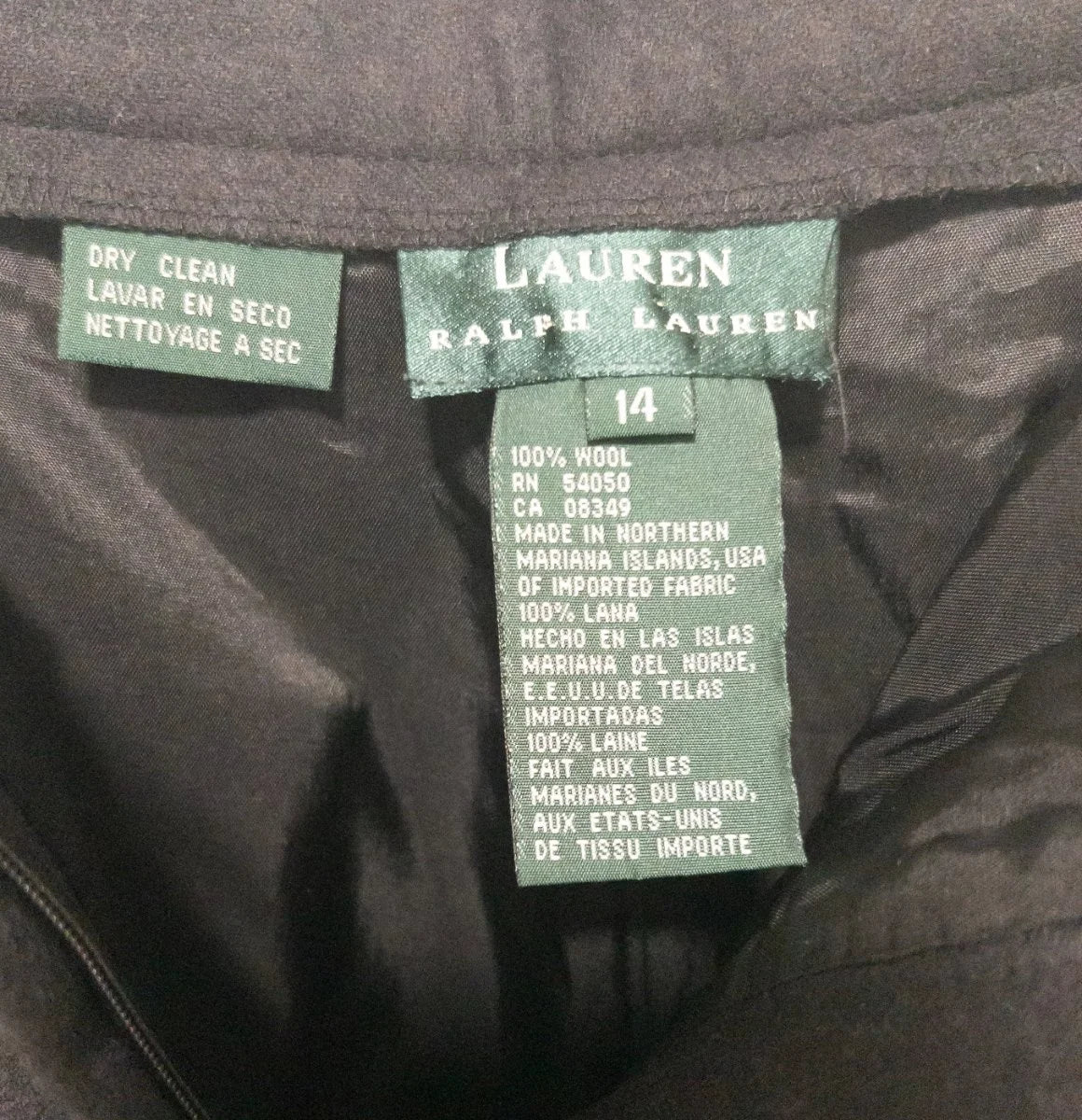 Lauren Ralph Lauren — Tailored pants | Pleats don't lie — and neither does real wool · Sz 14