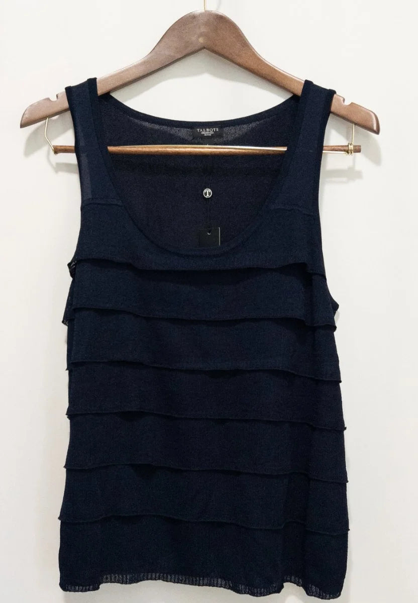 Talbots — Tank top | Quiet pieces earn attention. This one does it in tiers · Sz LP