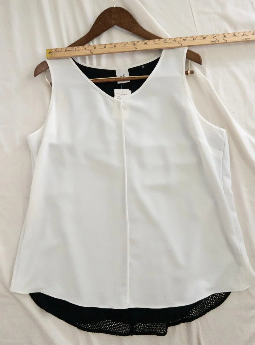 Cabi — Blouse | The back is the whole conversation · Sz XL