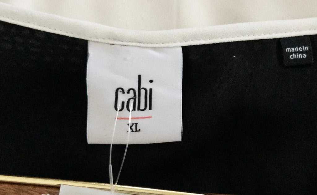 Cabi — Blouse | The back is the whole conversation · Sz XL