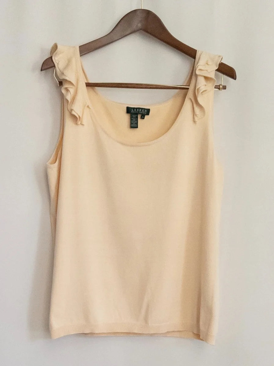 Lauren Ralph Lauren — Dress | Ivory was never quiet — this dress makes a case for both · Sz XL-16