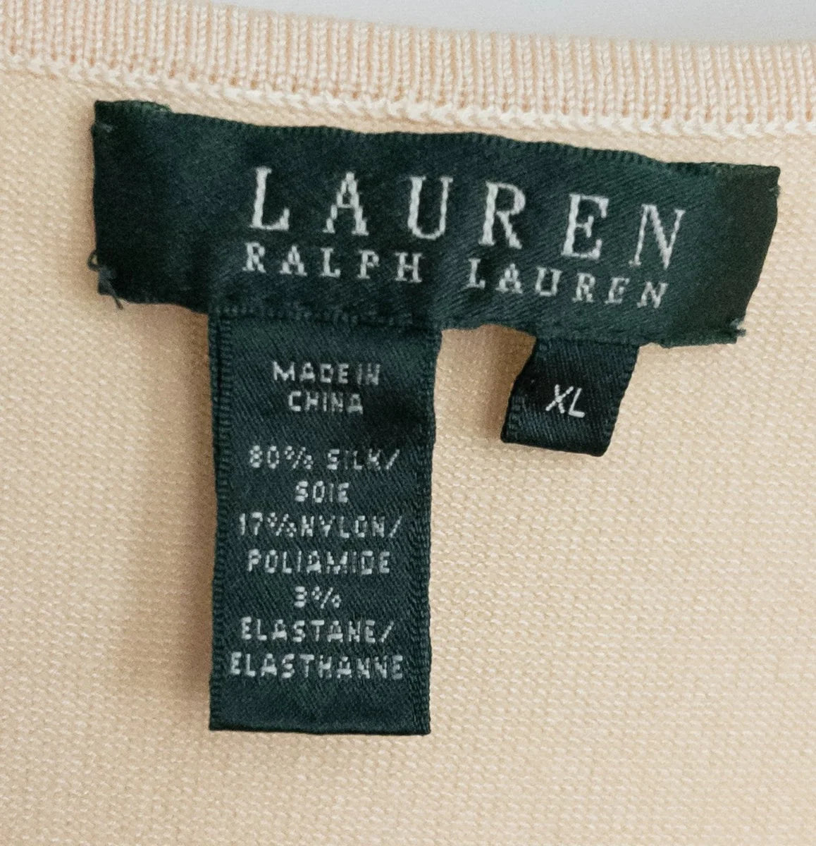 Lauren Ralph Lauren — Dress | Ivory was never quiet — this dress makes a case for both · Sz XL-16