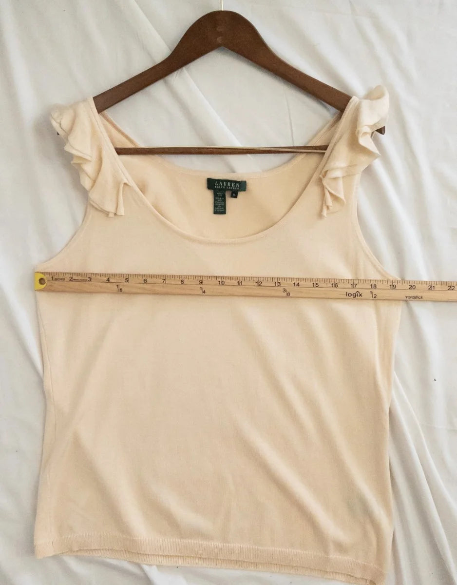 Lauren Ralph Lauren — Dress | Ivory was never quiet — this dress makes a case for both · Sz XL-16