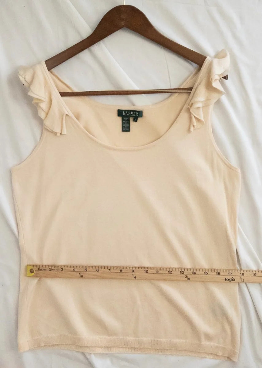 Lauren Ralph Lauren — Dress | Ivory was never quiet — this dress makes a case for both · Sz XL-16