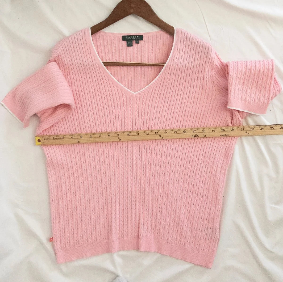 Lauren Ralph Lauren — Knit sweater | Quiet luxury has a color, and this is it · Sz XL