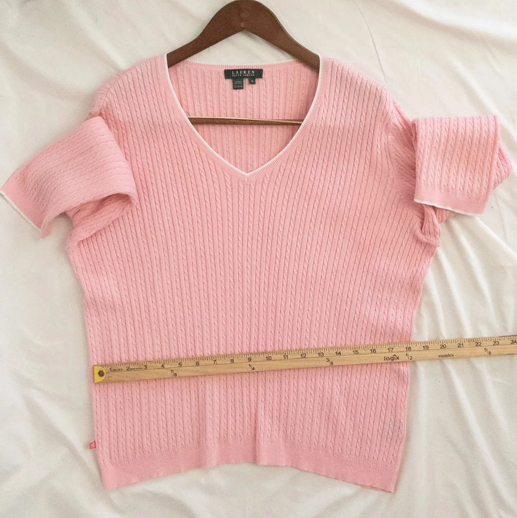 Lauren Ralph Lauren — Knit sweater | Quiet luxury has a color, and this is it · Sz XL