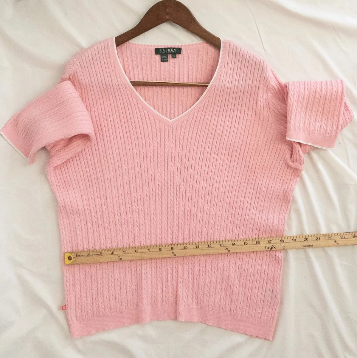 Lauren Ralph Lauren — Knit sweater | Quiet luxury has a color, and this is it · Sz XL
