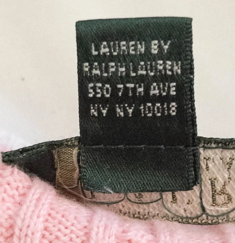 Lauren Ralph Lauren — Knit sweater | Quiet luxury has a color, and this is it · Sz XL