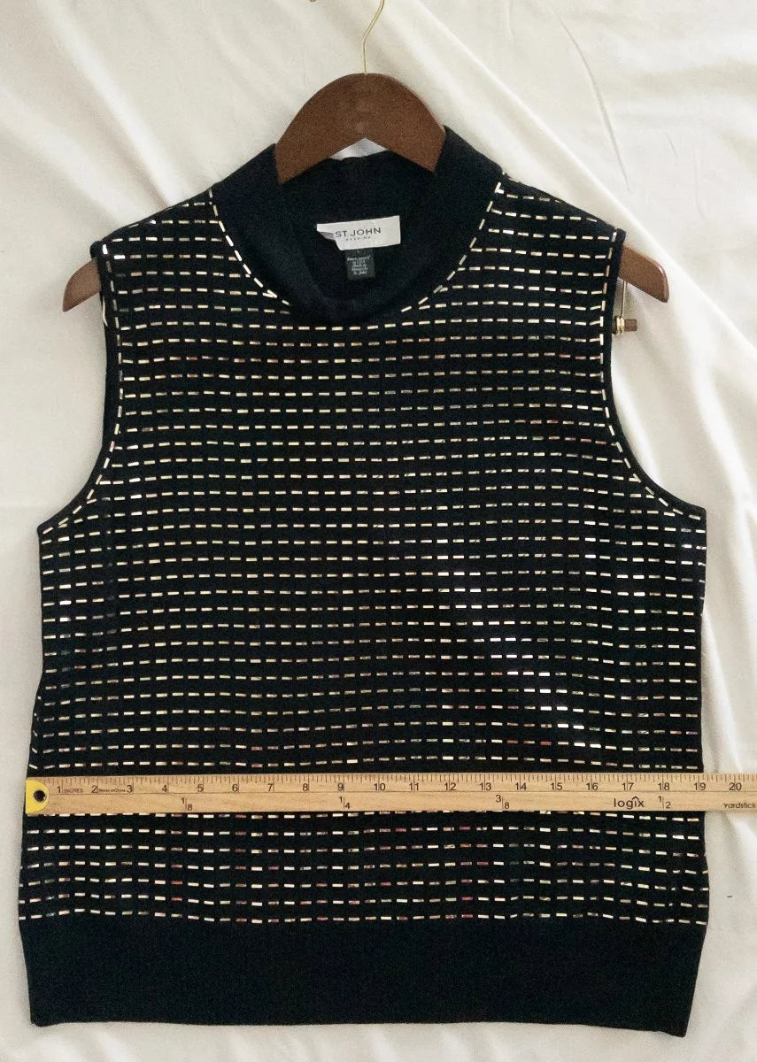 St. John Evening — Tank top | Evening didn't ask for your attention — it demanded it · Sz L