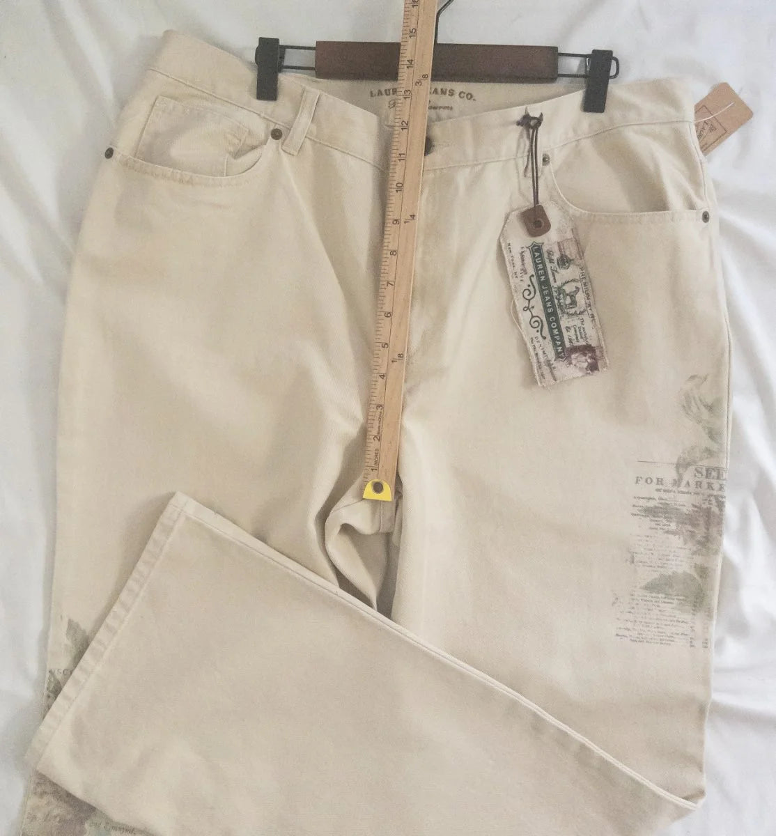 Lauren Jeans Co. Ralph Lauren — Denim jeans | The garden didn't come to you — you wear it now · Sz 16