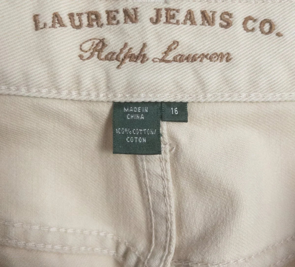 Lauren Jeans Co. Ralph Lauren — Denim jeans | The garden didn't come to you — you wear it now · Sz 16