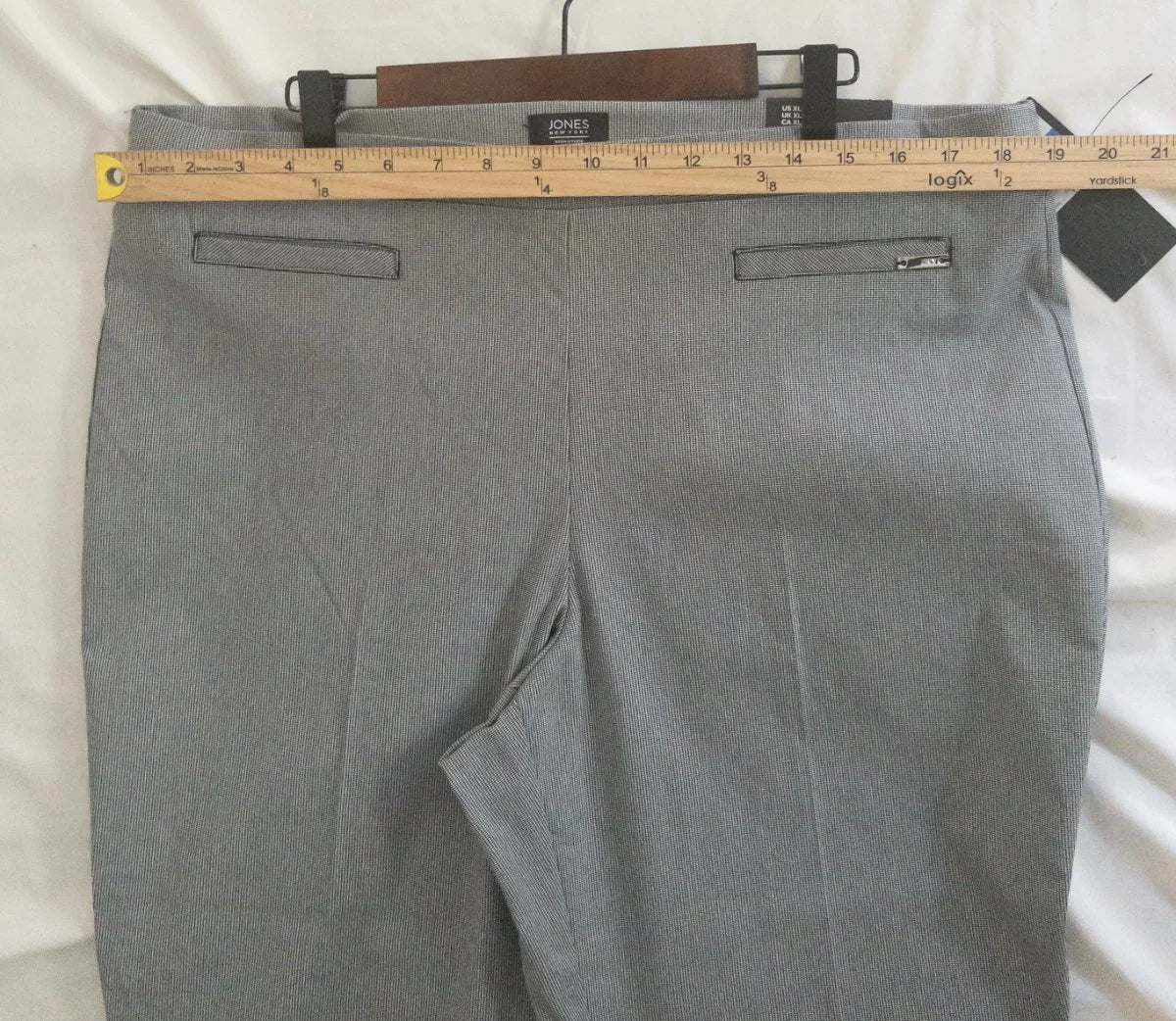Jones New York — Tailored pants | Gray has never been this deliberate · Sz XL
