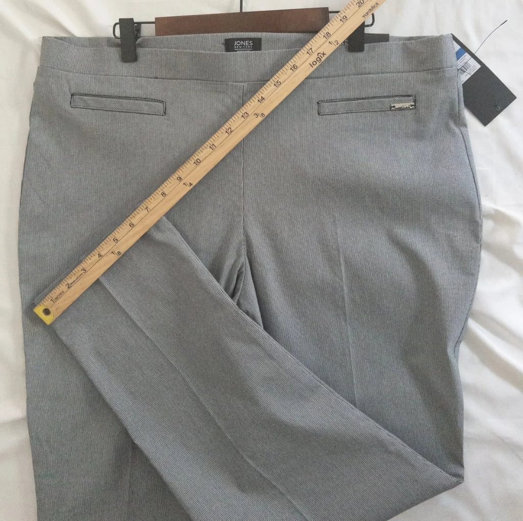 Jones New York — Tailored pants | Gray has never been this deliberate · Sz XL