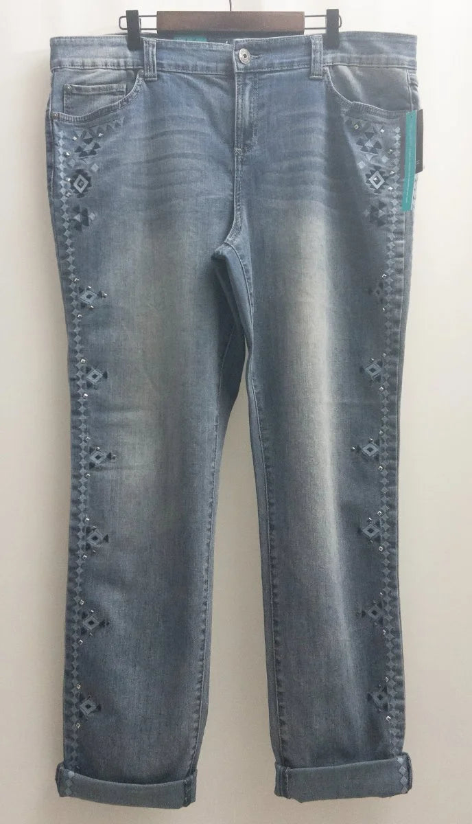 INC Denim — Denim jeans | Geometry that moves. Structure that speaks before you do · Sz 16