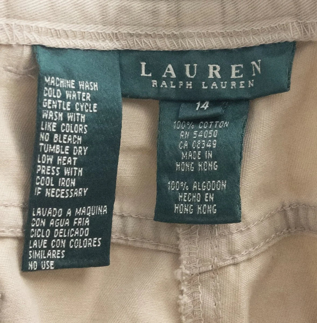 Lauren Ralph Lauren — Tailored pants | Utility never looked this deliberate · Sz 14
