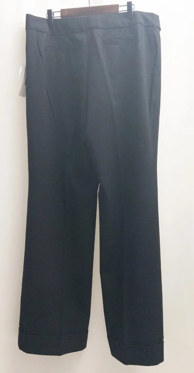 Adrienne Vittadini Studio — Tailored pants | The cuff is the punctuation. The rest is the sentence · Sz 14