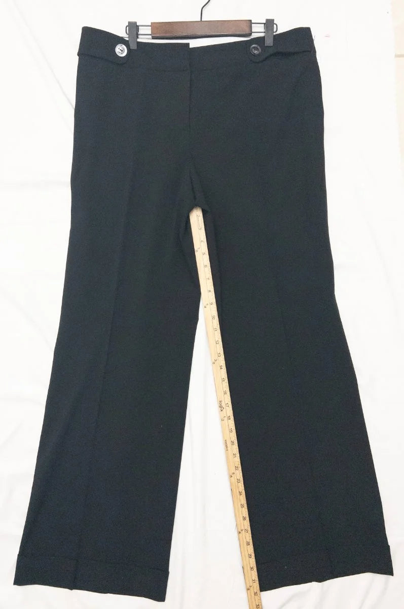 Adrienne Vittadini Studio — Tailored pants | The cuff is the punctuation. The rest is the sentence · Sz 14