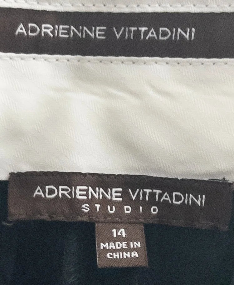 Adrienne Vittadini Studio — Tailored pants | The cuff is the punctuation. The rest is the sentence · Sz 14