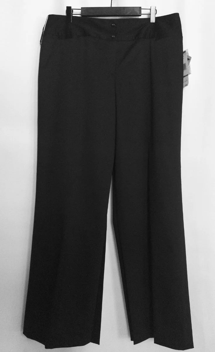 Jones New York Collection — Tailored pants | Not every black pant earns the silence it commands · Sz 14