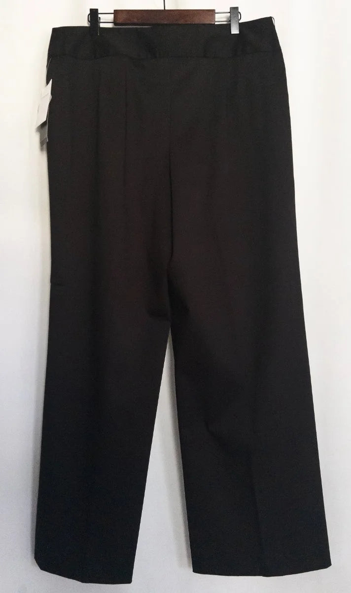 Jones New York Collection — Tailored pants | Not every black pant earns the silence it commands · Sz 14